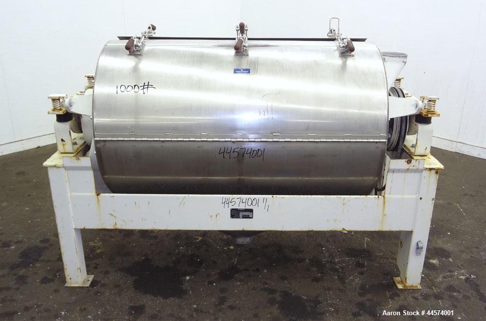 Used- Buhler Vibro-Sifter, Model MKVA-56/12K.  Capacity 2000 kg/hr depending on product.  Approximately 22” diameter x 48” l...