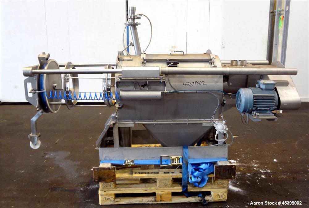 Used Stainless Steel Dinnissen Rotary Sifter, Model 322-365-800