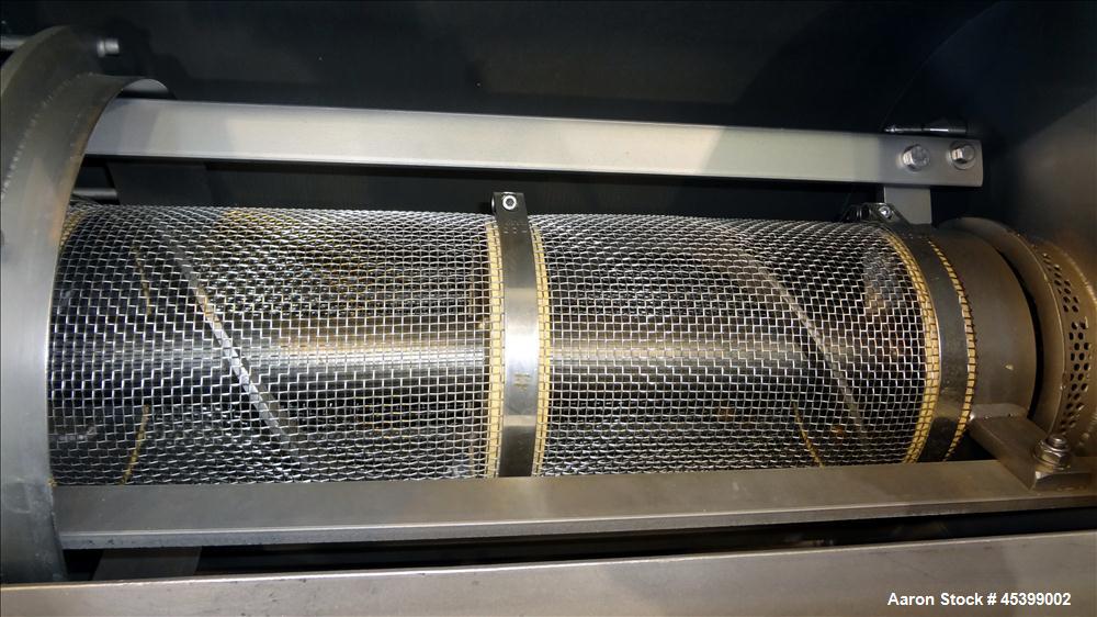Used Stainless Steel Dinnissen Rotary Sifter, Model 322-365-800