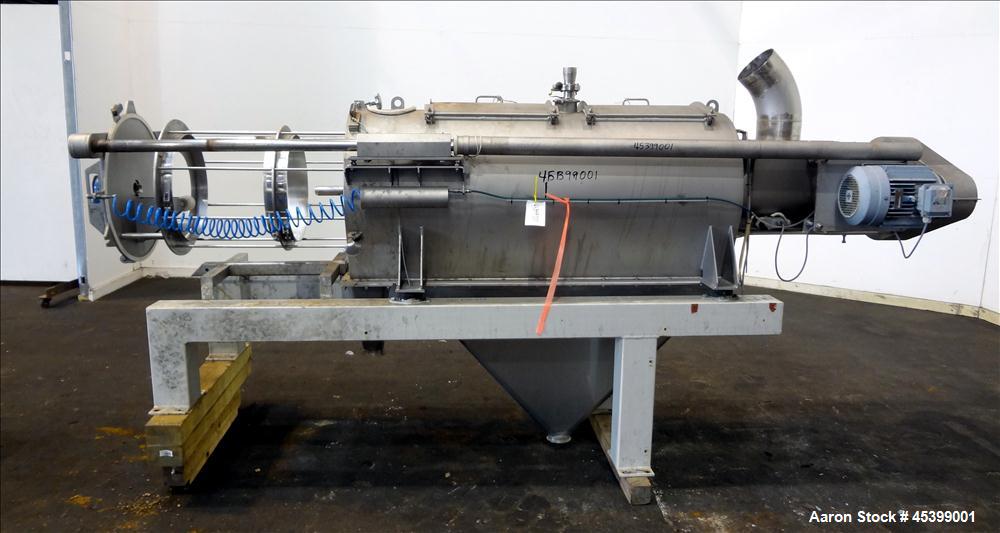 Used Stainless Steel Dinnissen Rotary Sifter, Model 322-485-1500
