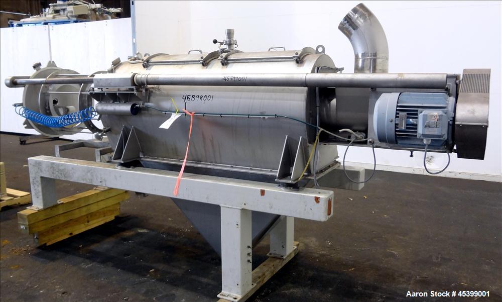 Used Stainless Steel Dinnissen Rotary Sifter, Model 322-485-1500