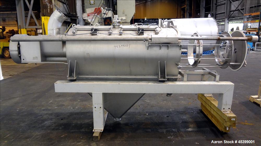 Used Stainless Steel Dinnissen Rotary Sifter, Model 322-485-1500