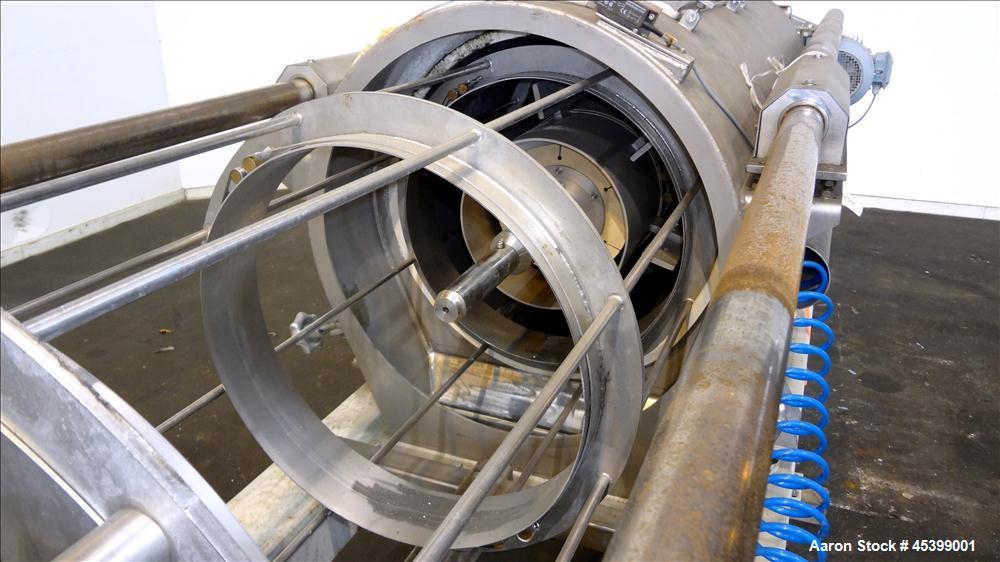 Used Stainless Steel Dinnissen Rotary Sifter, Model 322-485-1500