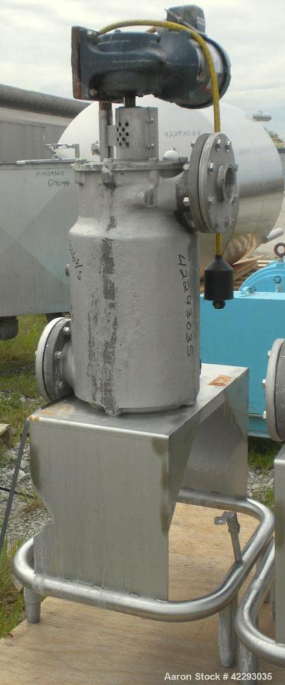 Used Dorr-Oliver Merco Rotary Strainer, Model 4’’ MRS, 316 Stainless Steel. Approximate 400 square inch screen area, 600 gallons per minute of water at 5 psi capacity. 4’’ inlet and outlet, approxima...