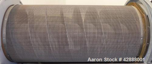 Unused- EBM Manufacturing Gentle Roll Single Drum Cleaner/Sifter, Model 24-4-HB-G-FS, the outside is Aluminum and the inside is CARBON STEEL. Approximately 24" diameter x 247" long. (4) Screen sectio...