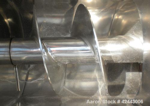 Used Gericke Centrifugal Sifter, Type CSM 722 MK2, 316 stainless Steel. Approximate 6" diameter x 22 long screen chamber, (4) bolt on blades. Driven by a 3 hp, 3/60/230/460 volt, 1755 rpm XP motor. S...