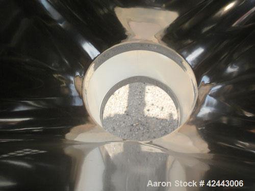Used Gericke Centrifugal Sifter, Type CSM 722 MK2, 316 stainless Steel. Approximate 6" diameter x 22 long screen chamber, (4) bolt on blades. Driven by a 3 hp, 3/60/230/460 volt, 1755 rpm XP motor. S...