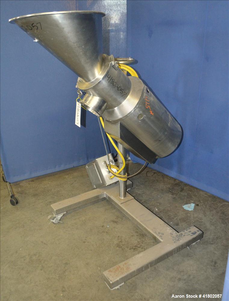 Used Stainless Steel Glatt Quick Sieve, Model TR160-02