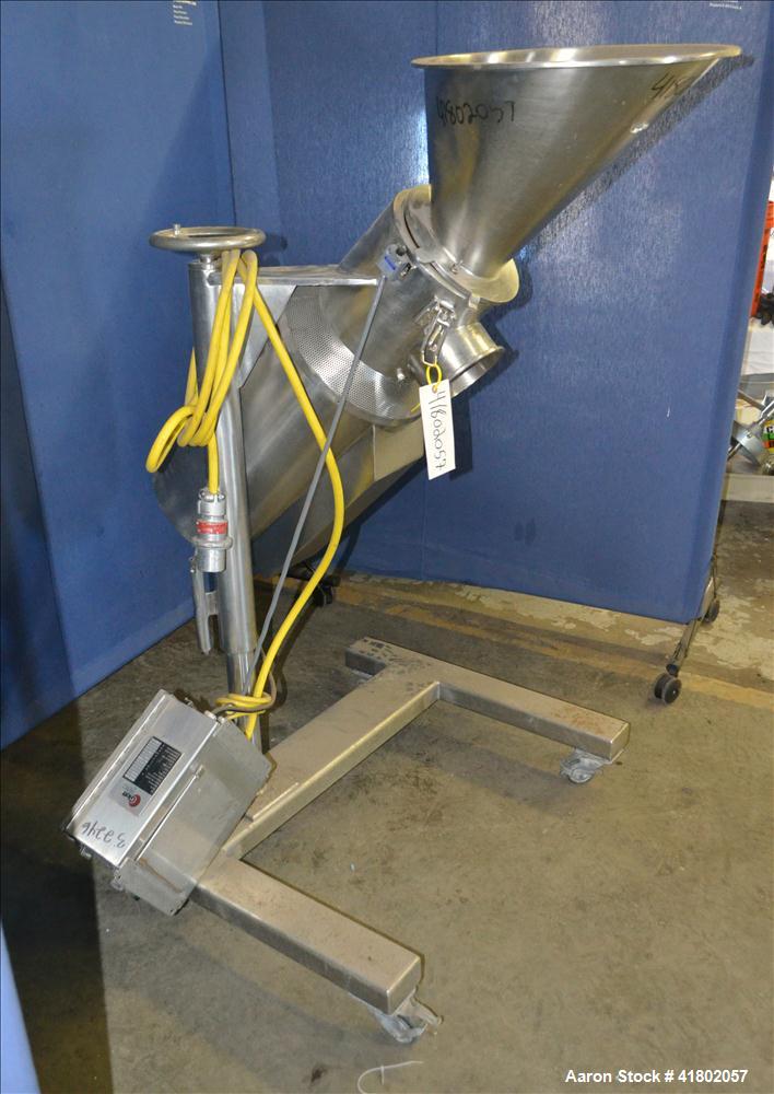 Used Stainless Steel Glatt Quick Sieve, Model TR160-02