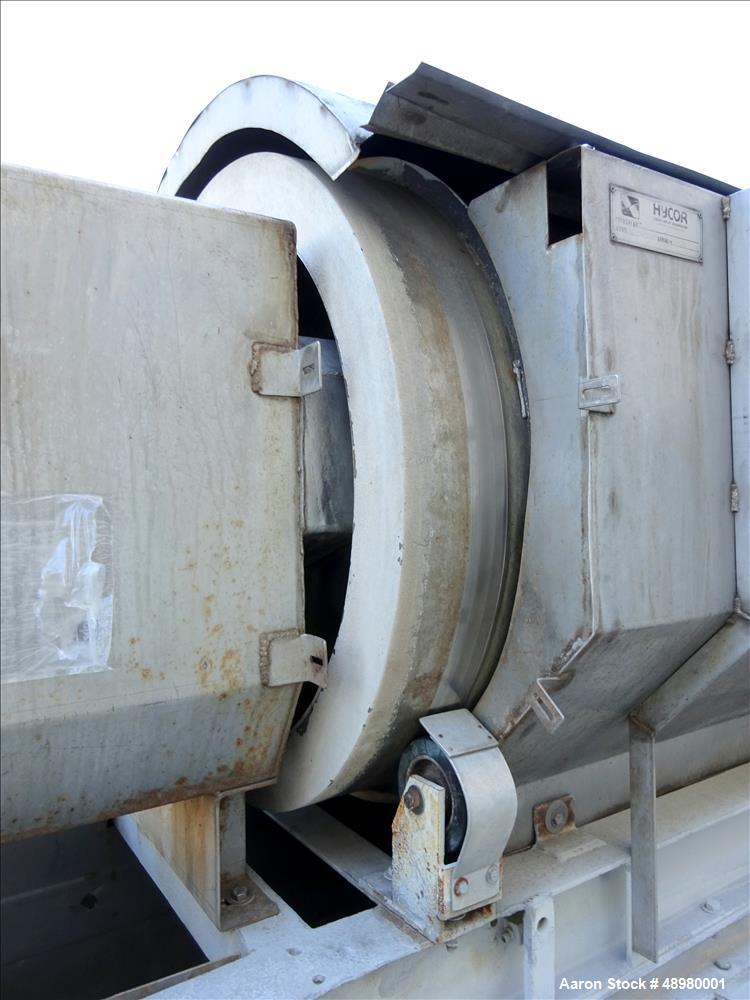 Used Hycor Rotoshear, Model HRS3672-24X.080, 304 Stainless Steel.