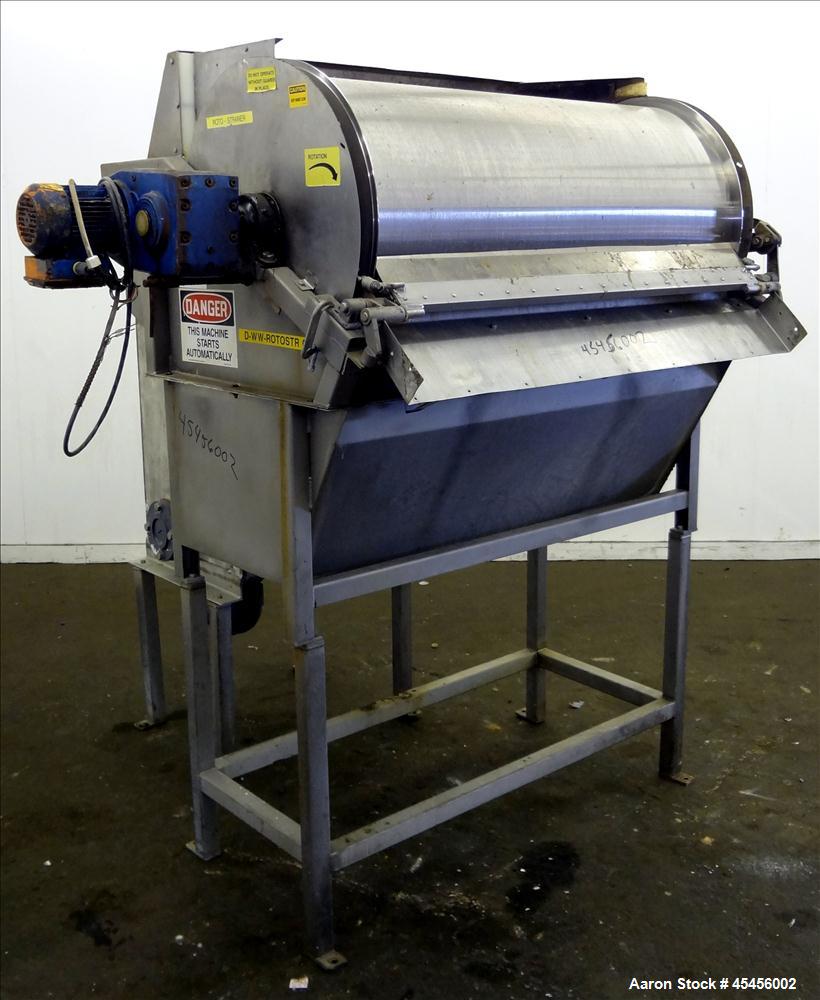 Used Stainless Steel Hycor Rotostrainer, Model RSA2548-1