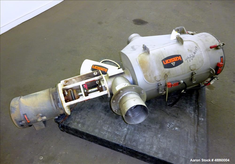 Used Kason Centri-Sifter Centrifugal Screener, Model MO-SS, Stainless steel.