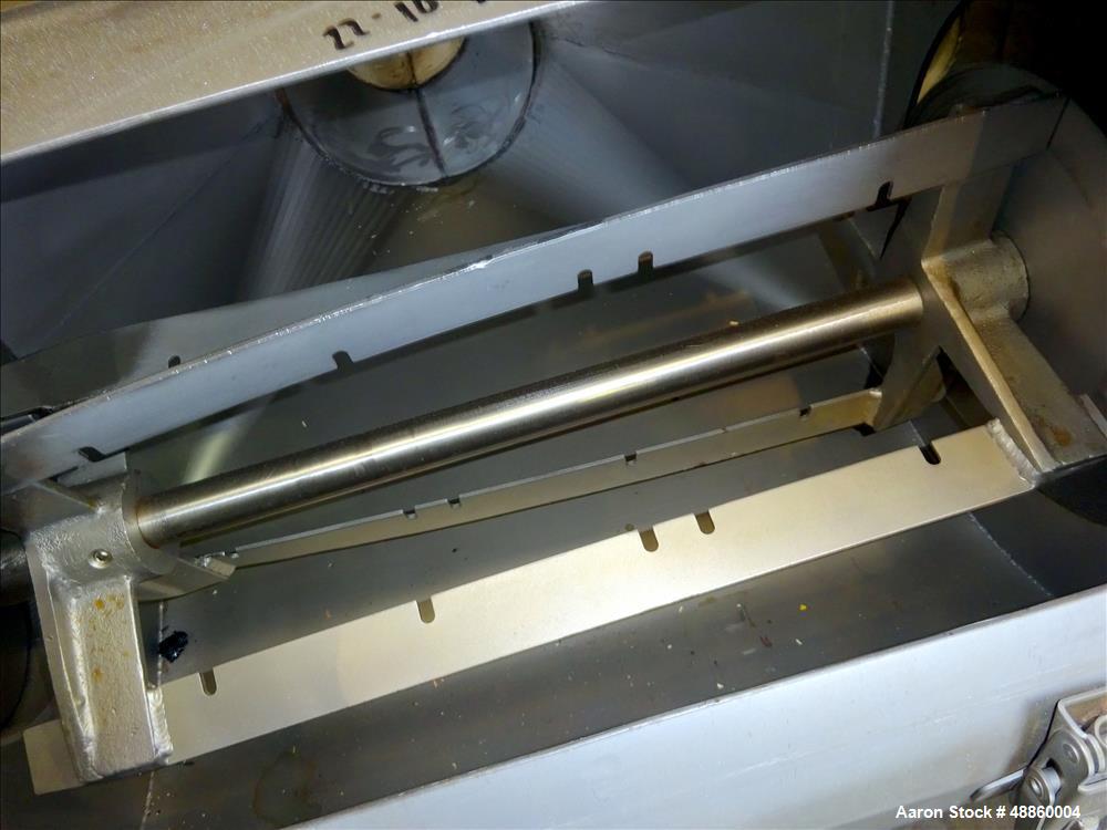 Used Kason Centri-Sifter Centrifugal Screener, Model MO-SS, Stainless steel.
