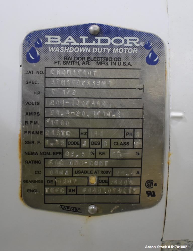 Kason Centri-Sifter Model Y0-3BR SS/SA