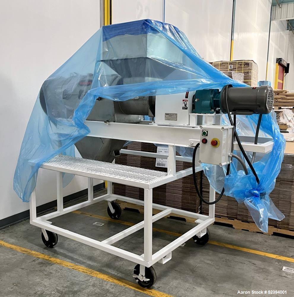Used Kason Rotary "Centri-Sifter" Model Y0-SS. Serial number X5832. Openings: approximate 20" infeed, 8" and 10" discharge.