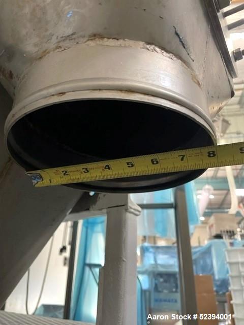 Used Kason Rotary "Centri-Sifter" Model Y0-SS. Serial number X5832. Openings: approximate 20" infeed, 8" and 10" discharge.