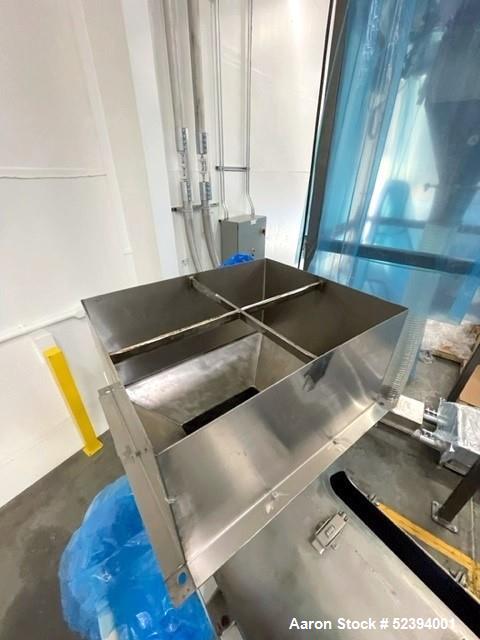 Used Kason Rotary "Centri-Sifter" Model Y0-SS. Serial number X5832. Openings: approximate 20" infeed, 8" and 10" discharge.