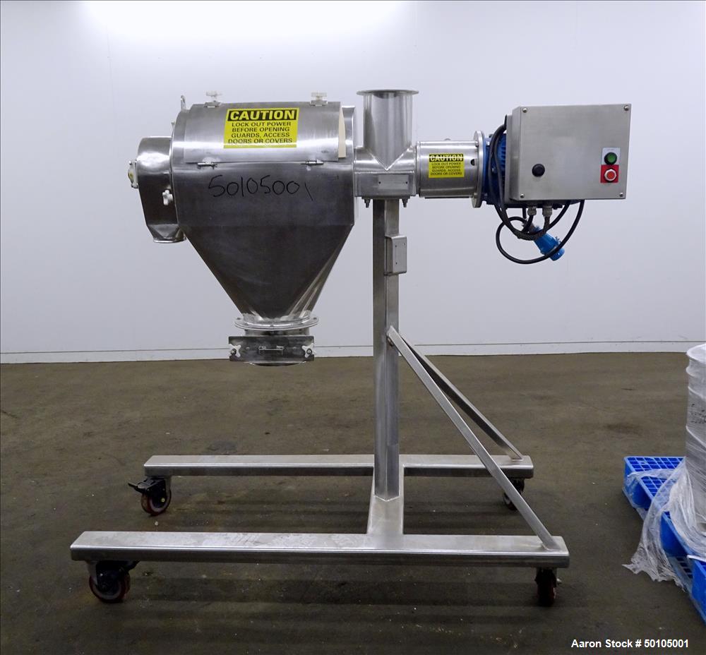 Used Kason Portable Centri Centrifugal Sifter, 304 Stainless Steel.