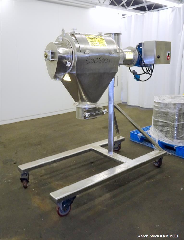 Used- Kason Portable Centri Centrifugal Sifter, 304 Stainless Steel.