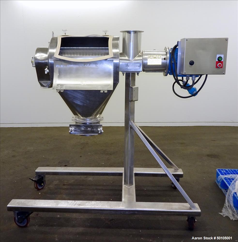 Used Kason Portable Centri Centrifugal Sifter, 304 Stainless Steel.