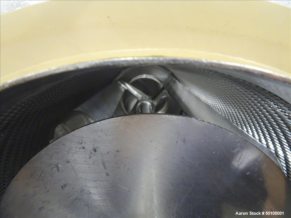 Used Kason Portable Centri Centrifugal Sifter, 304 Stainless Steel.