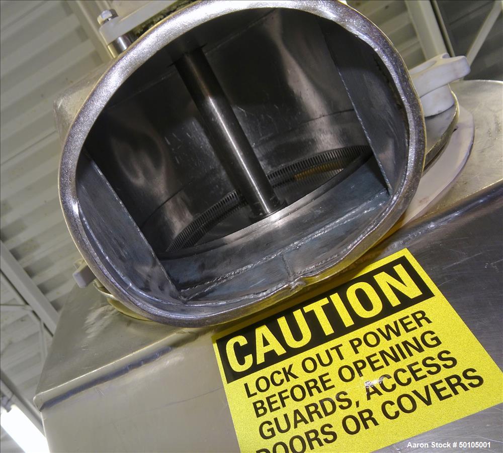 Used Kason Portable Centri Centrifugal Sifter, 304 Stainless Steel.