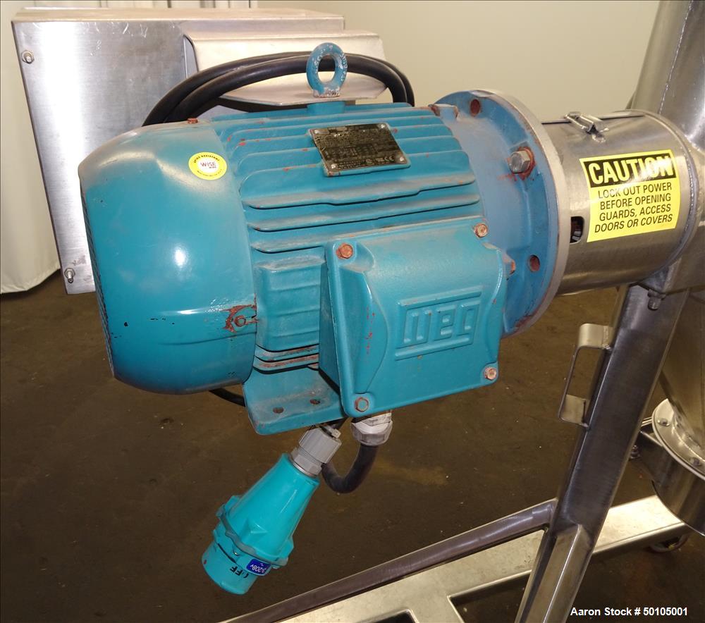 Used Kason Portable Centri Centrifugal Sifter, 304 Stainless Steel.