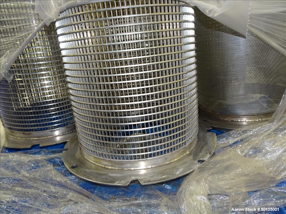 Used Kason Portable Centri Centrifugal Sifter, 304 Stainless Steel.
