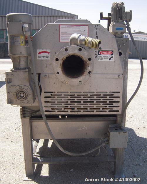 Used Lyco Double Drum Screener, Model DDS, 304 Stainless Steel. Approximate 24" diameter x 60" long inner section. Screen measures .02" outer gap, 0.80 inner gap. Driven by a 2 HP, 3/60/208-230/460 V...
