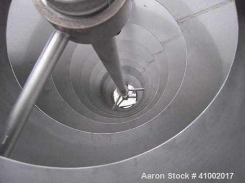 Used A.K. Robins & Company Inclined  Rotary Cooler, Model IRC72, 304 stainless steel. Inclined horizontal perforated drum 30" diameter x 120" long, driven by a 3/4 hp, 3/60/208-230/460 volt, 1750 rpm...