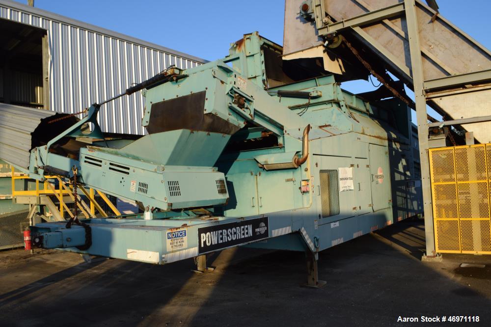 Used Terex Phoenix 2100 Trommel Power Screener.