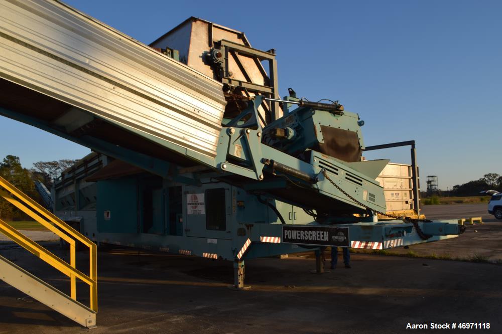 Used Terex Phoenix 2100 Trommel Power Screener.