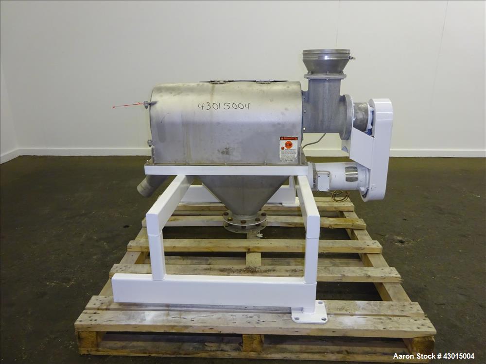 Used Stainless Steel Prater Industries Rota-Sieve Centrifugal Sifter
