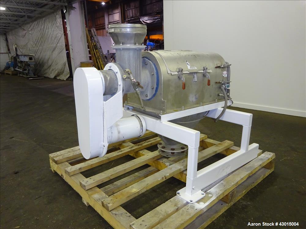 Used Stainless Steel Prater Industries Rota-Sieve Centrifugal Sifter