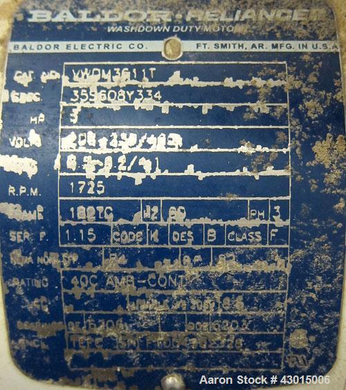 Used Stainless Steel Prater Industries Rota-Sieve Centrifugal Sifter
