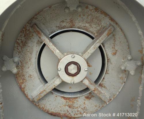 Used Prater Industries Rota-Sieve Centrifugal Sifter, Model RS-91C, 304 Stainless Steel. Approximate 8" diameter x 23" long plastic screen section, 410 square inch area, 725 rpm rotor speed. Approxim...