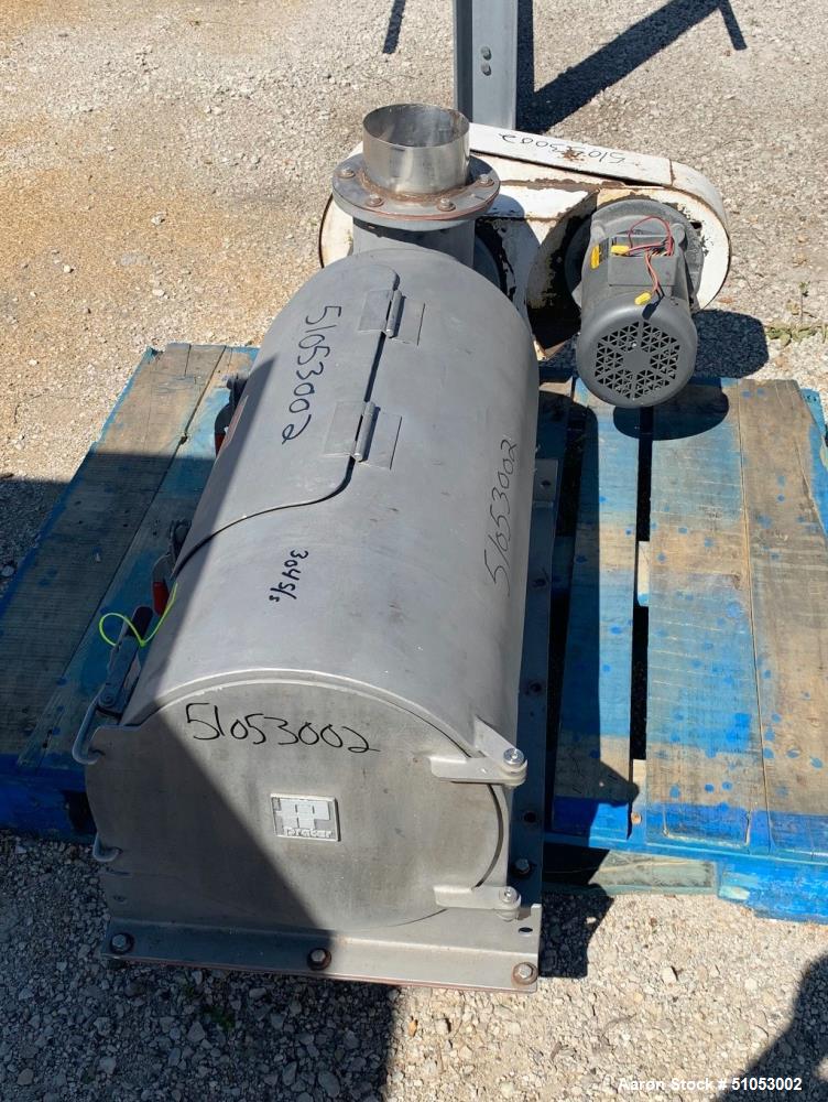 Used Prater Industries Rota-Sieve Centrifugal Sifter