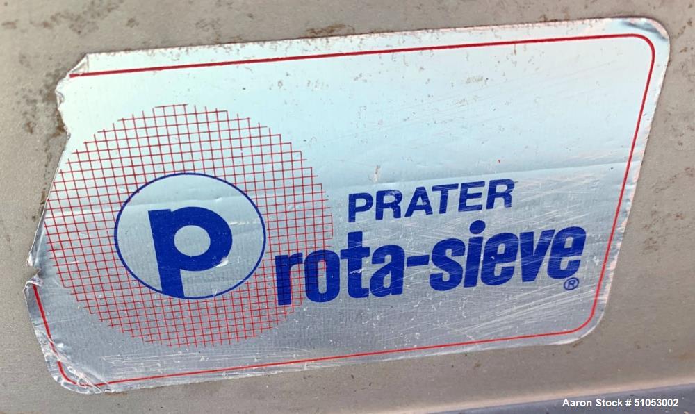 Used- Prater Industries Rota-Sieve Centrifugal Sifter