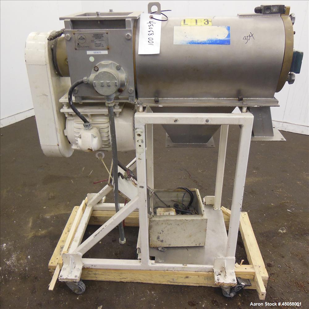 Used Stainless Steel Sweco Centrifugal Sifter