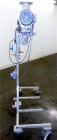 Used Azo Cyclone Screener, Model E-240-B1, aluminum product contact parts. Approximately 4