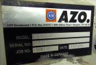 Used Azo Cyclone Screener, Model E-240-B1, aluminum product contact parts. Approximately 4