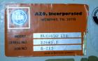 Used Azo FL Liquid Screener, Model FLX-650 LTX, 304 Stainless Steel. Approximate 7