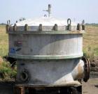 Used Bird Centriscreen, model 18, 316 stainless steel. Approximately 75 hp motor, belt driven