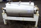 Used Buhler Vibro-Sifter, Model MKVA-56/12K.  Capacity 2000 kg/hr depending on product.  Approximately 22” diameter x 48” long 316 stainless steel vibrating sieve cage, no sieve.  (1) Carbon steel sh...