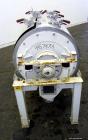 Used Buhler Vibro-Sifter, Model MKVA-56/12K.  Capacity 2000 kg/hr depending on product.  Approximately 22” diameter x 48” long 316 stainless steel vibrating sieve cage, no sieve.  (1) Carbon steel sh...