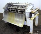 Used Buhler Vibro-Sifter, Model MKVA-56/12K.  Capacity 2000 kg/hr depending on product.  Approximately 22” diameter x 48” long 316 stainless steel vibrating sieve cage, no sieve.  (1) Carbon steel sh...
