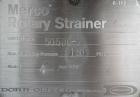 Used Dorr-Oliver Merco Rotary Strainer, Model 4’’ MRS, 316 Stainless Steel. Approximate 400 square inch screen area, 600 gallons per minute of water at 5 psi capacity. 4’’ inlet and outlet, approxima...