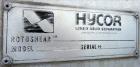 Used Hycor Rotoshear, Model HRS3672-24X.080, 304 Stainless Steel.