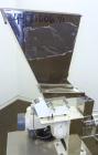 Used KEK Laboratory Centrifugal Rotary Sifter, Stainless Steel. Approximate 2-1/2” diameter x 7” long sifting area with screen, 3 bar rotor, feed screw. Top mounted hopper with a Podmores vibratory h...