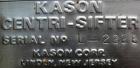 Used Kason Centri-Sifter, 316 Stainless Steel. Approximate 12